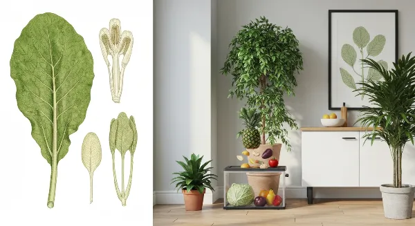 Composteur de cuisine moderne et plantes d'intérieur saines dans un appartement lumineux