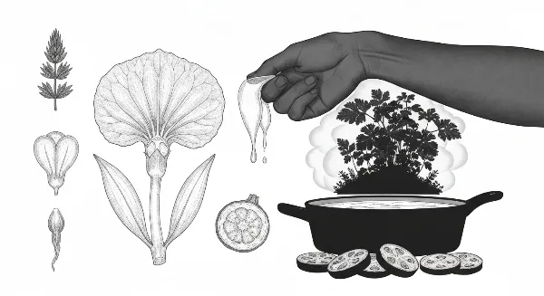 Femme arrosant une plante d'intérieur avec de l'eau de cuisson refroidie, geste écologique