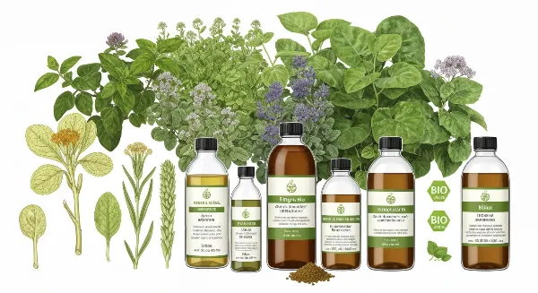 Assortiment d'engrais bio certifiés pour plantes d'intérieur