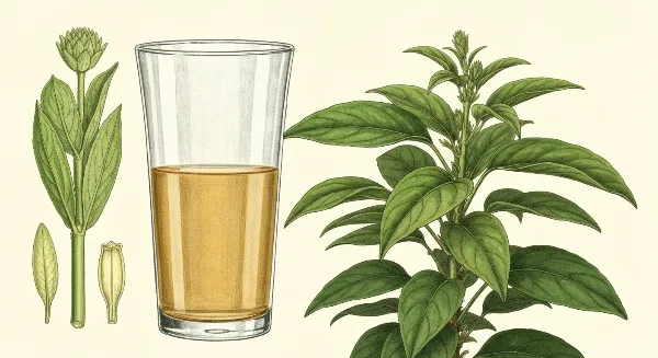Une personne dose de l'engrais liquide avec une seringue pour une plante verte en pot, symbolisant un dosage précis.